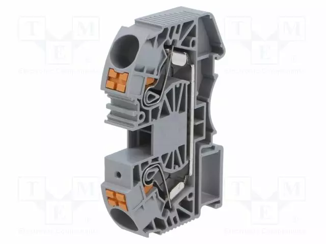 LIITIN: KISKO-DS - DIN-KISKOLLE - JOUSIPURISTIN - HARMAA - 0,5÷16MM2 - Kiskoliittimet - DS16-01P-11 - 1