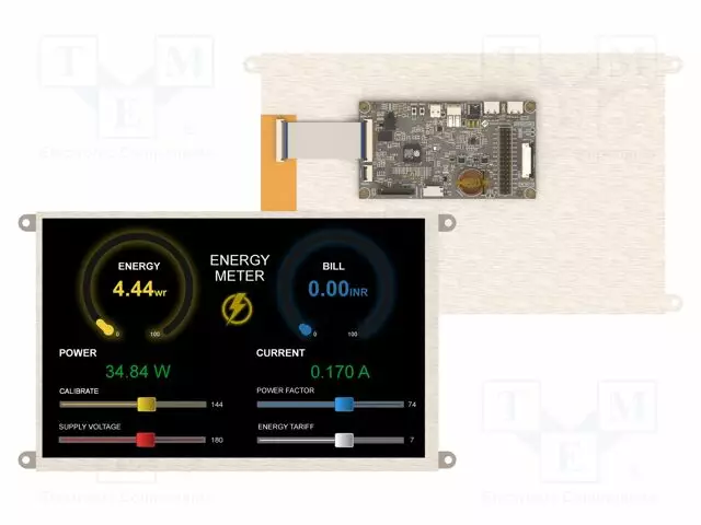 TFT NÄYTTÖ - 10,1" - 1280X800 - 32MBFLASH,32MBPSRAM - 1000CD/M2 - 4÷6V - Älykkäät näytöt - ESP32-P4-101 - 1