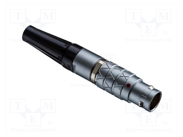 LIITIN: PYÖREÄT - PISTOKE - IP50 - PUSH-PULL - KULLATTU - 5A - 250V - C16-1 EcoMate liittimet - FLBD-19FGMS-GCP-21 - 1