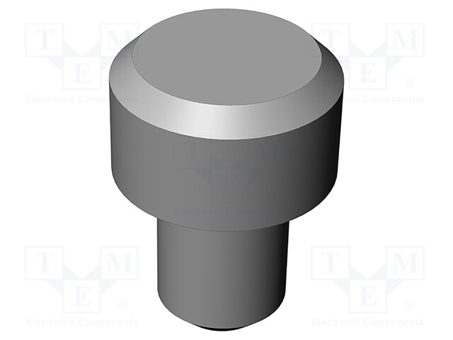 KIINNITYSKYTKIMEN HATTU Ø: 5MM - L: 6,8MM - MUSTA - Mittausneulat - IGN-3161 - 1
