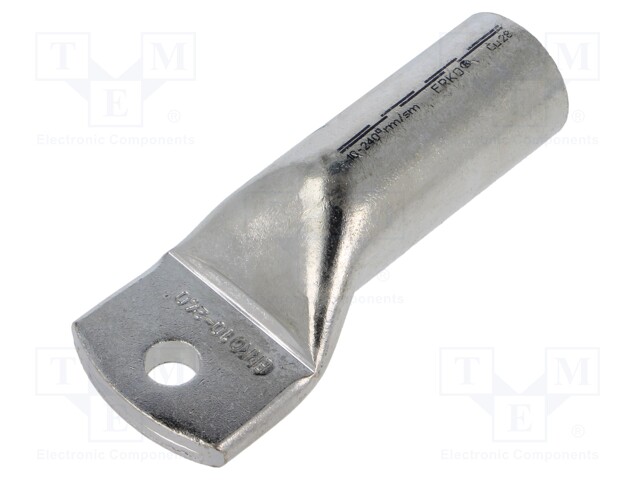 PÄÄTE: PUTKIKAAPELIKENKÄ - M10 - 240MM2 - PURISTETTAVA - TINATTU - Eristämättömät liittimet - KCR-10-2401 - 1