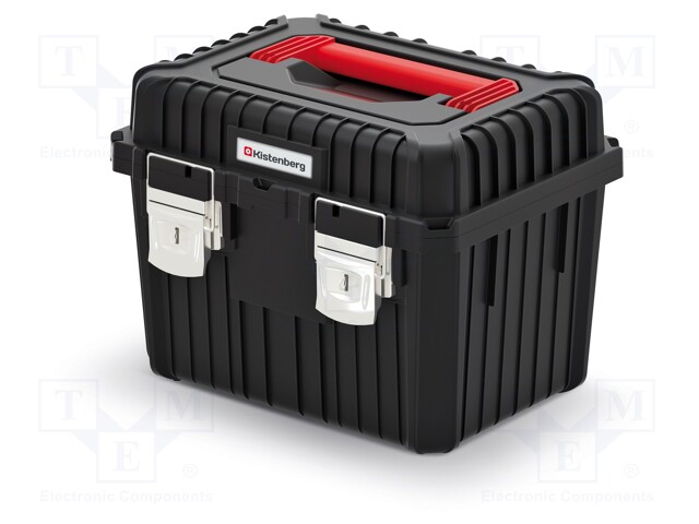 LAATIKKO - TYÖKALU-MUSTA - POLYMEERI - HEAVY - 445X360X337MM - 25KG - Työkalulaukut ja säilytyslokerot - KHV453535M-S411 - 1