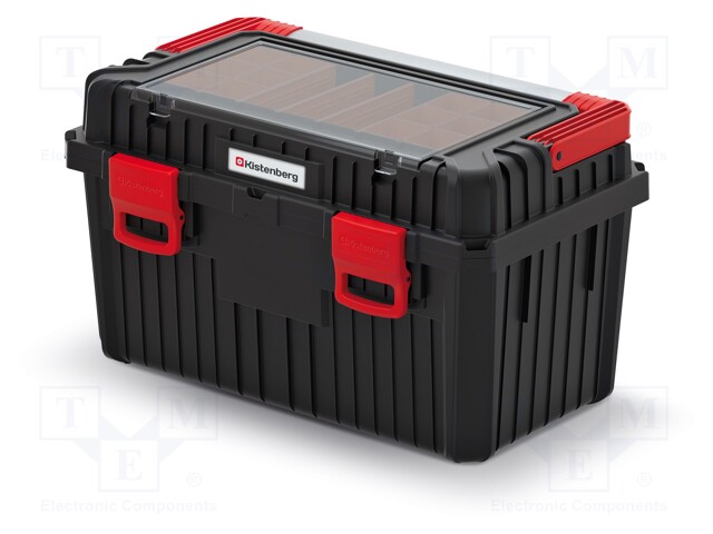 LAATIKKO - TYÖKALU-MUSTA - POLYMEERI - HEAVY - 585X360X337MM - 25KG - Työkalulaukut ja säilytyslokerot - KHVA603535BS-S411 - 1