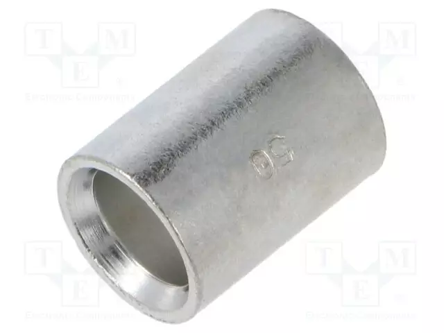 PÄÄTE: JATKOHOLKKI - 50MM2 - PURISTETTAVA - TINATTU - KUPARI - Eristämättömät liittimet - KLB-501 - 1