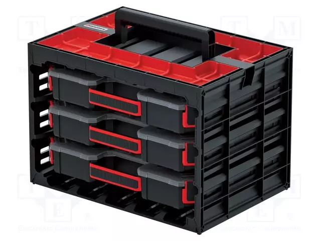 SÄILIÖSETTI - MUSTA - TAGERCASE - 415MM - 290MM - 295MM - TAGERCASE 40 - Laatikot ja setit - KTC40306B-S411 - 1