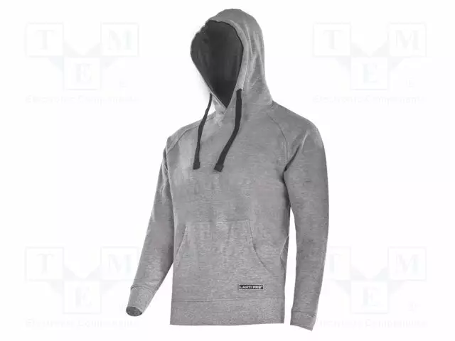 HOODIE - SIZE: S - LIGHT GREY - 320G/M2 - Työ- ja suojavaatteet - LAHTI-L4013001 - 1