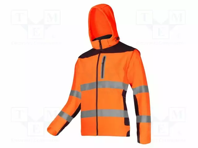SOFT-SHELL JACKET - SIZE: S - ORANGE - 320G/M2 - Työ- ja suojavaatteet - LAHTI-L4092201 - 1