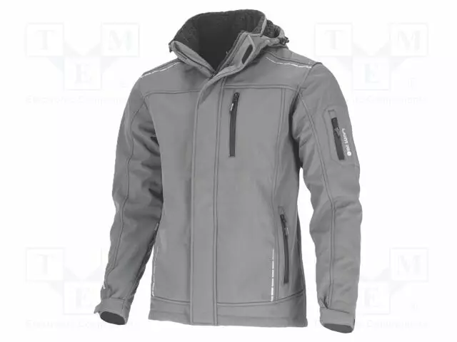 SOFT-SHELL JACKET - SIZE: S (173/90-96) - GREY - 380G/M2 - Työ- ja suojavaatteet - LAHTI-L4095101 - 1