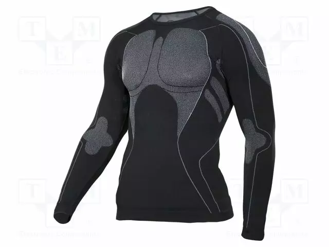 THERMOACTIVE SHIRT - SIZE: M,S - MUSTA-GREY - Työ- ja suojavaatteet - LAHTI-L4120101 - 1