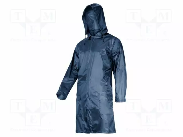 RAINCOAT - SIZE: S - NAVY BLUE - WITH A HOOD - Työ- ja suojavaatteet - LAHTI-L4170201 - 1