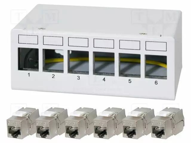 LIITIN: RJ45 - PATCH PANEL - RJ liittimet - LOG-NK4091 - 1