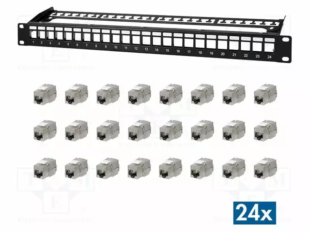 LIITIN: RJ45 - PATCH PANEL - RJ liittimet - LOG-NK5001 - 1