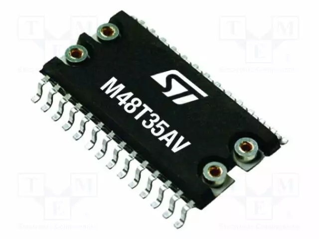 IC: RTC-MIKROPIIR - KELLO/KALENTERI - PARALLEL - NV SRAM - 256KBSRAM - RTC-piirit - M48T35AV-10PC1 - 1