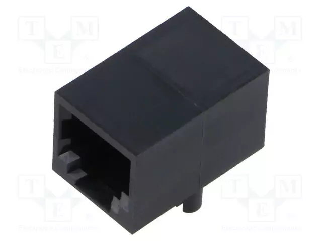 LIITIN: RJ12 - PISTORASIA - PIN: 6 - 6P6C - PCB,PCB KIINNITYSTARRA - THT - RJ liittimet - MTJ-66GX1 - 1