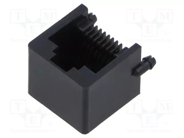 LIITIN: RJ45 - PISTORASIA - PIN: 8 - CAT: 5E - SUOJAAMATTOMAT - 8P8C - THT - RJ liittimet - MTJ-882BX1 - 1