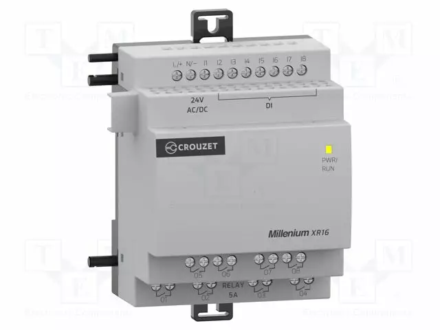 AUTOMATION MODULE: EXTENSION - IN: 8 - OUT: 8 - OUT 1: RELAY - 24VDC - Ohjelmoitavat releet - MXR16U1 - 1
