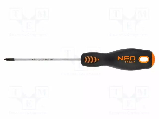 SCREWDRIVER: STANDARD - PHILLIPS - PH0 - 75MM - Ruuvimeisselit ja sarjat - NEO-04-021 - 1