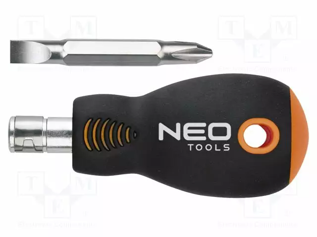 SCREWDRIVER: STANDARD - DOUBLE-SIDED - PHILLIPS,SLOT - PH2,SL 6 - Ruuvimeisselit ja sarjat - NEO-04-201 - 1