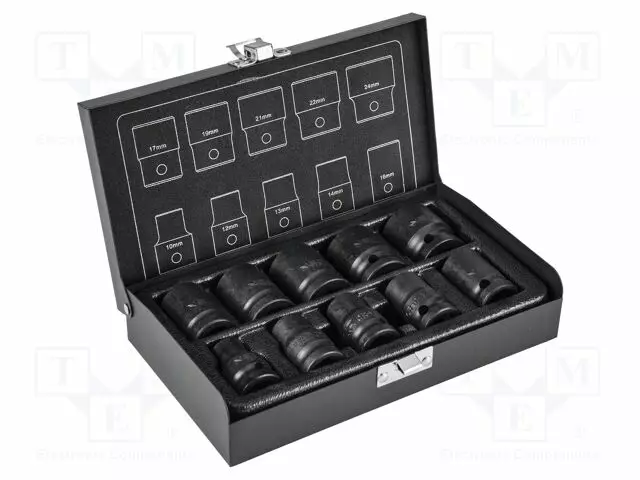 SOCKET: SPECIALIST-SET - SOCKET SPANNER - 1/2" - 10PCS. - Hylsyavainsarjat - NEO-12-101 - 1
