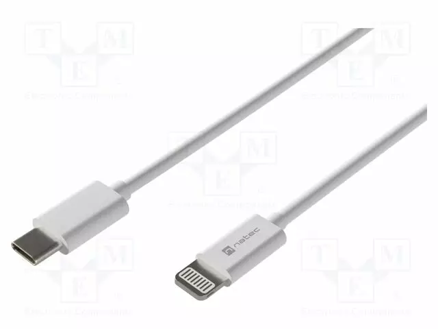 KAAPELI - USB 2.0 - APPLE LIGHTNING-PISTOKE,USB C PISTOKE - 2M - USB kaapelit ja adapterit - NKA-2151 - 1