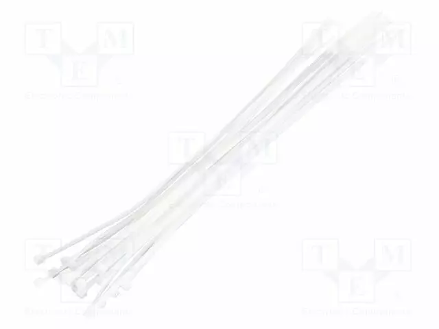 NIPPUSIDE - L: 500MM - W: 4,4MM - LUONNOLLINEN - POLYAMIDI - 100KPL - Nippusiteet - PC-KAB0041 - 1