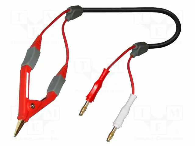 KELVIN JOHTO - 60VDC - 30VAC - 1A - PIT: 0,77M - MATERIAALI: KULTA - Mittausjohdot - PJP441 - 1