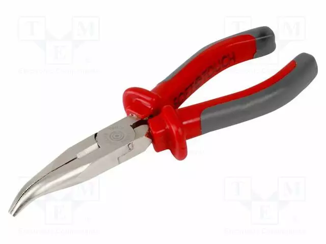 PIHDIT - TAIVUTETTU,PUOLIPYÖREÄT - 160MM - SOFT-TOUCH - Litteäpäiset ja puolipyöreäpäiset pihdit - PRE-28721 - 1