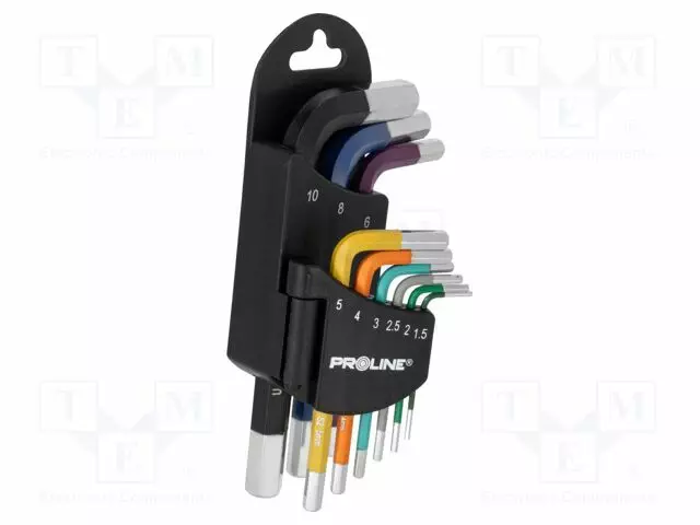 WRENCH: HEX KEY-SET - S2 STEEL - 9PCS. - Kuusiokolo- ja TORX avaimet - PRE-48311 - 1