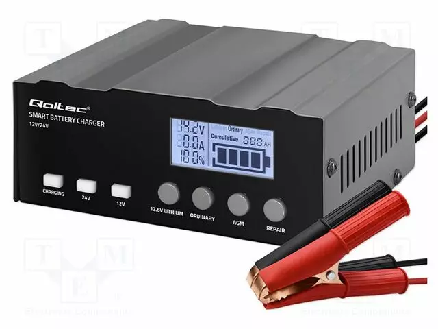 AKKULATURI - AGM,GEL (GEELI),LYIJYHAPPO,LI-FEPO4 - 12A - Akkulaturit - QOLTEC-52491 - 1