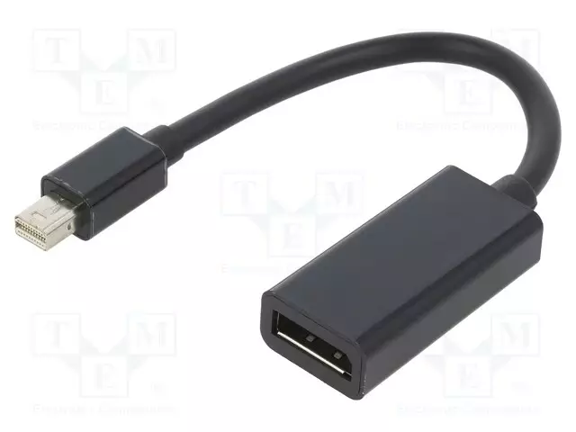 ADAPTERI - DISPLAYPORT-PISTORASIA,MINI DISPLAYPORT-PISTOKE - HDMI, DVI, DisplayPort johdot - A-MDPM-DPF4K-01 - 1