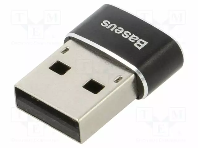 ADAPTERI - HIGH SPEED,USB 2.0 - USB A PISTOKE,USB C RASIA - 2,4A - USB kaapelit ja adapterit - CAAOTG-01 - 1