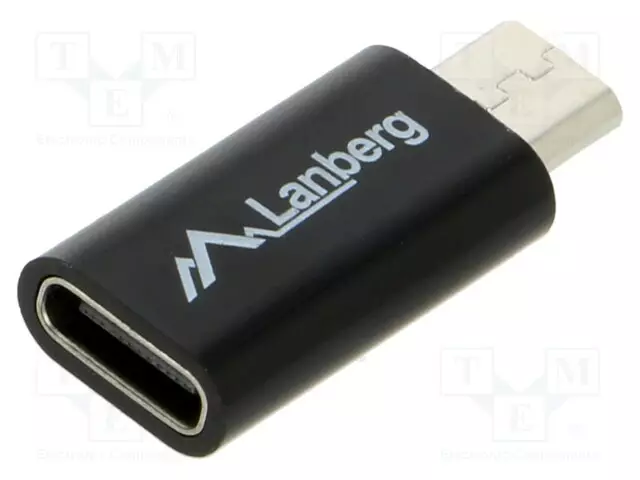 ADAPTERI - OTG,USB 2.0 - USB B MIKROPISTOKE,USB C RASIA - ABS - USB kaapelit ja adapterit - AD-UC-UM-01 - 1