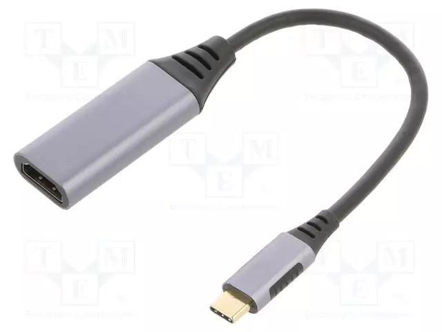ADAPTERI - USB 3.0 - HDMI-PISTORASIA,USB C PISTOKE - 0,15M - MUSTA - USB kaapelit ja adapterit - A-USB3C-HDMI-01 - 1