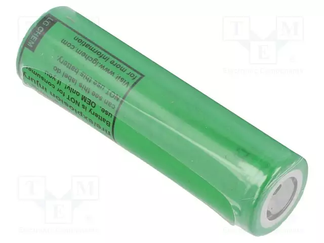 AKKU: LI-ION - 18650,MR18650 - 3,63V - 3500MAH - Ø18,4X65MM - 10A - Akut - ACCU-INR18650-MJ1 - 1