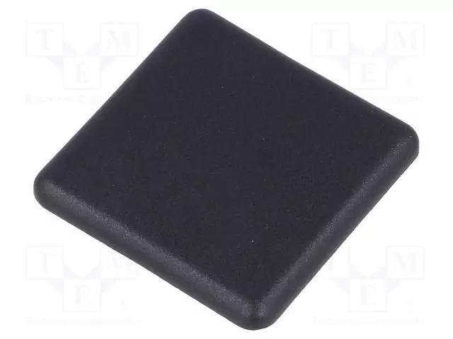 ALUMIINIPROFIILIN PÄÄTY - URAN LEVEYS 10MM - W: 45MM - L: 45MM - MUSTA - Alumiiniprofiilien lisätarvikkeet - FA-091011 - 1