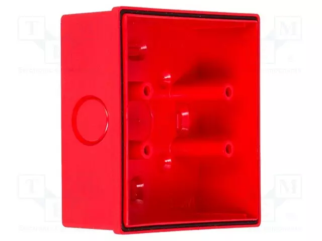 ALUSTA - PUNAINEN - FD40/SD40 - IP65 - ABS - MOD.MÄÄRÄ: 1 - Teollisuuden merkinantolaitteet - BOX-RN-1 - 1