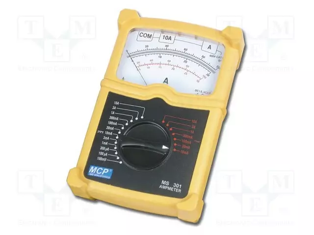 AMPEERIMITTARI - ANALOGINEN - ±2% - 170X165X55MM - 45÷400HZ - Analogiset yleismittarit - MS301 - 1