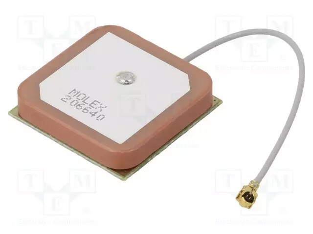ANTENNI - BEIDOU,GALILEO,GNSS,GPS - 25X25X6,5MM - PIT: 60MM - U.FL - GPS antennit - 2066400001 - 1