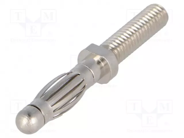 LABORATORY CONNECTOR: 4MM BANANA - PLUG - 32A - 33VAC - 70VDC - 35MM - Banaaniliittimet 4mm - FK1211 - 1