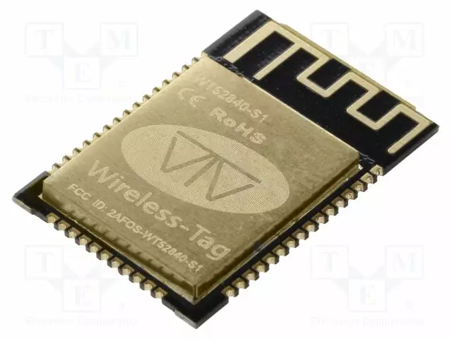 BLUETOOTH MODUULI LOW ENERGY - UART - SMD - 27,28X18,74X2,3MM - IoT (WiFi/Bluetooth) moduulit - WT52840-S1 - 1