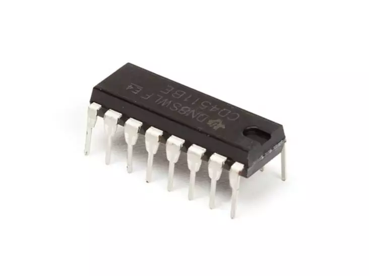 CD4511BE BCD-TO-7-SEGMENT L DECIMAL DRIVER - CMOS piirit - CD4511 - 1