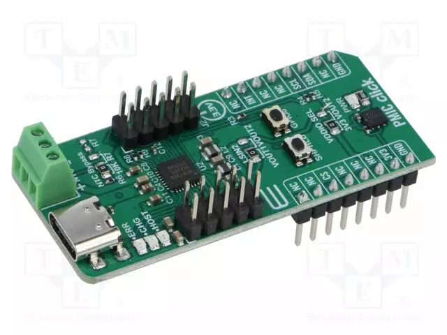 CLICK BOARD - PROTOTYYPPIPIIRILEVY - KOMP: NPM1300 - PMIC - 3,3VDC - Laajennuslevyt - MIKROE-6201 - 1