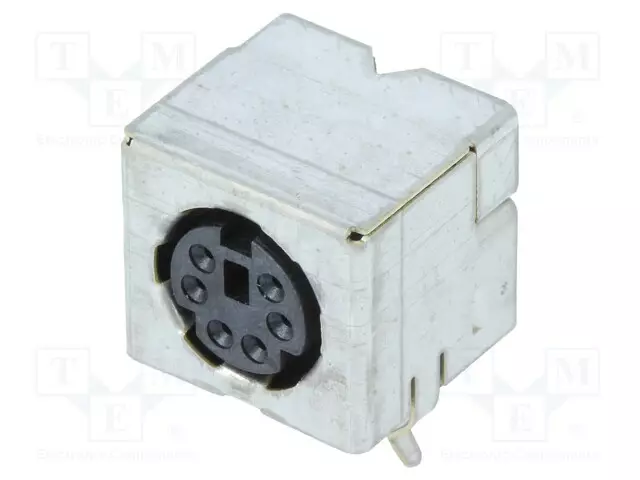 CONNECTOR MINI DIN, 6 POS, R/A, SHIELD - Erikoisliittimet - 5749180-1 - 1