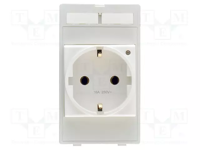 PLUG SOCKET MODULE GERMANY W.LED (VDE) - Erikoisliittimet - 39500010001 - 1