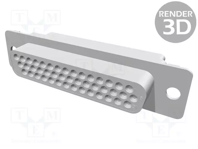 D-SUB LIITIN HD - PIN: 44 - PISTOKE - NAARAS - SUORA - HDP-22 - D liittimet - HDP22-16586831 - 1