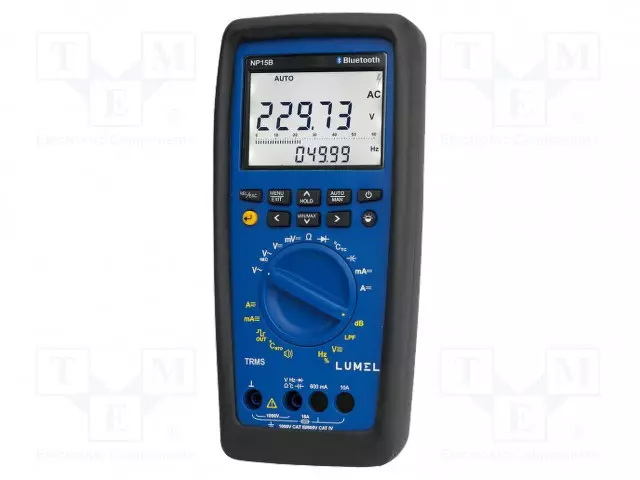 DIGITAALIYLEISMITTARI - BLUETOOTH - LCD - 4X/S - TRUE RMS - 10÷1MHZ - Digitaaliyleismittarit - NP15B-600P1 - 1