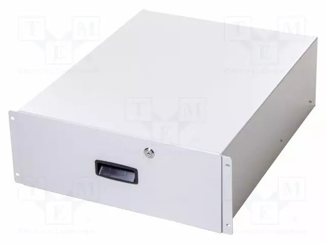 DRAWER - W: 441MM - D: 565MM - 4U - LIGHT GREY - ENCLOS.MAT: STEEL - Räkkikotelot 19' - HM-RDRW1900722LG1 - 1
