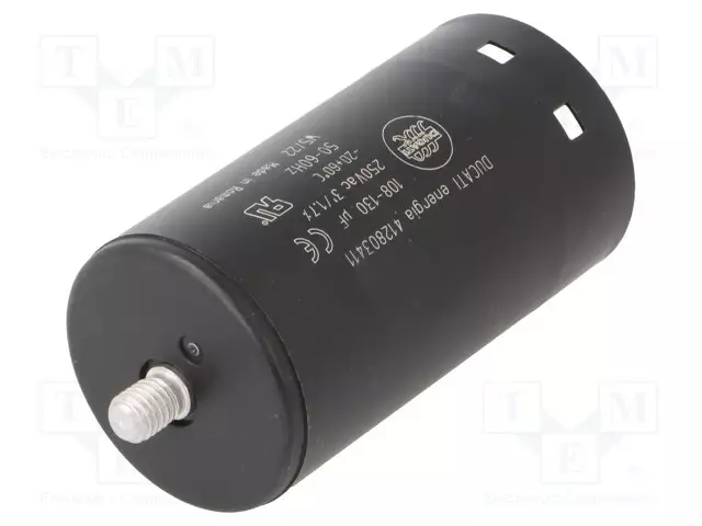 ELEKTROLYYTTIKONDENSAATTORI - 119UF - 250VAC - ±10% - Moottorikondensaattorit - 4.12.80.3.411 - 1