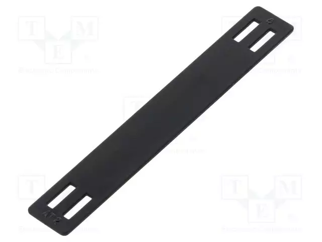 ETIKETTI - POLYAMIDI - MUSTA - -40÷85°C - LÄPILADOTTAVA - W: 9MM - L: 63MM - Kaapeleiden merkintä - AT2-N66-BK-C1 - 1