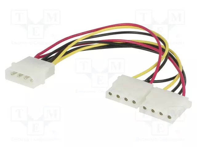 HAAROITIN - MOLEX-UROS-MOLEX NAARAS X2 - 0,2M - Tietokonekaapelit ja -adapterit - CAB-DC1 - 1